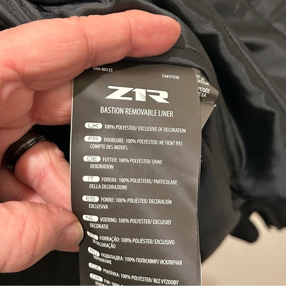 Z1R Bastion Black Leather Jacket Removable Lining Conceal/Carry Pockets - EUC+ - Picture 6 of 15